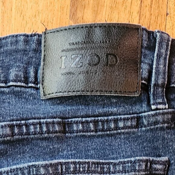 IZOD Indigo Comfort Stretch Straight Fit Jeans Size 38 x 34 - Picture 16 of 16